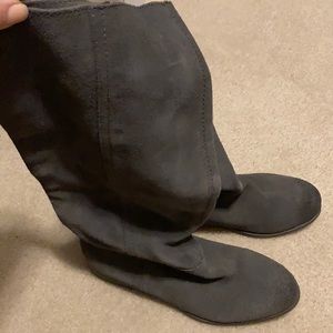 Brand New Grey Suede Boots